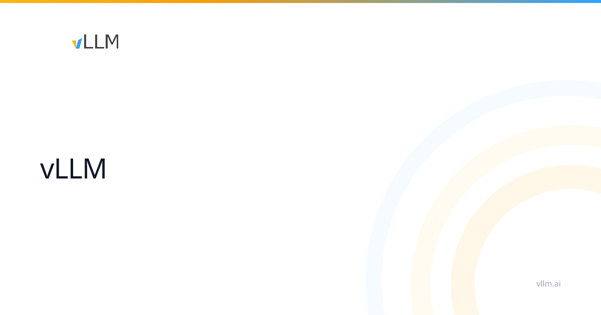 vLLM inference engine logo